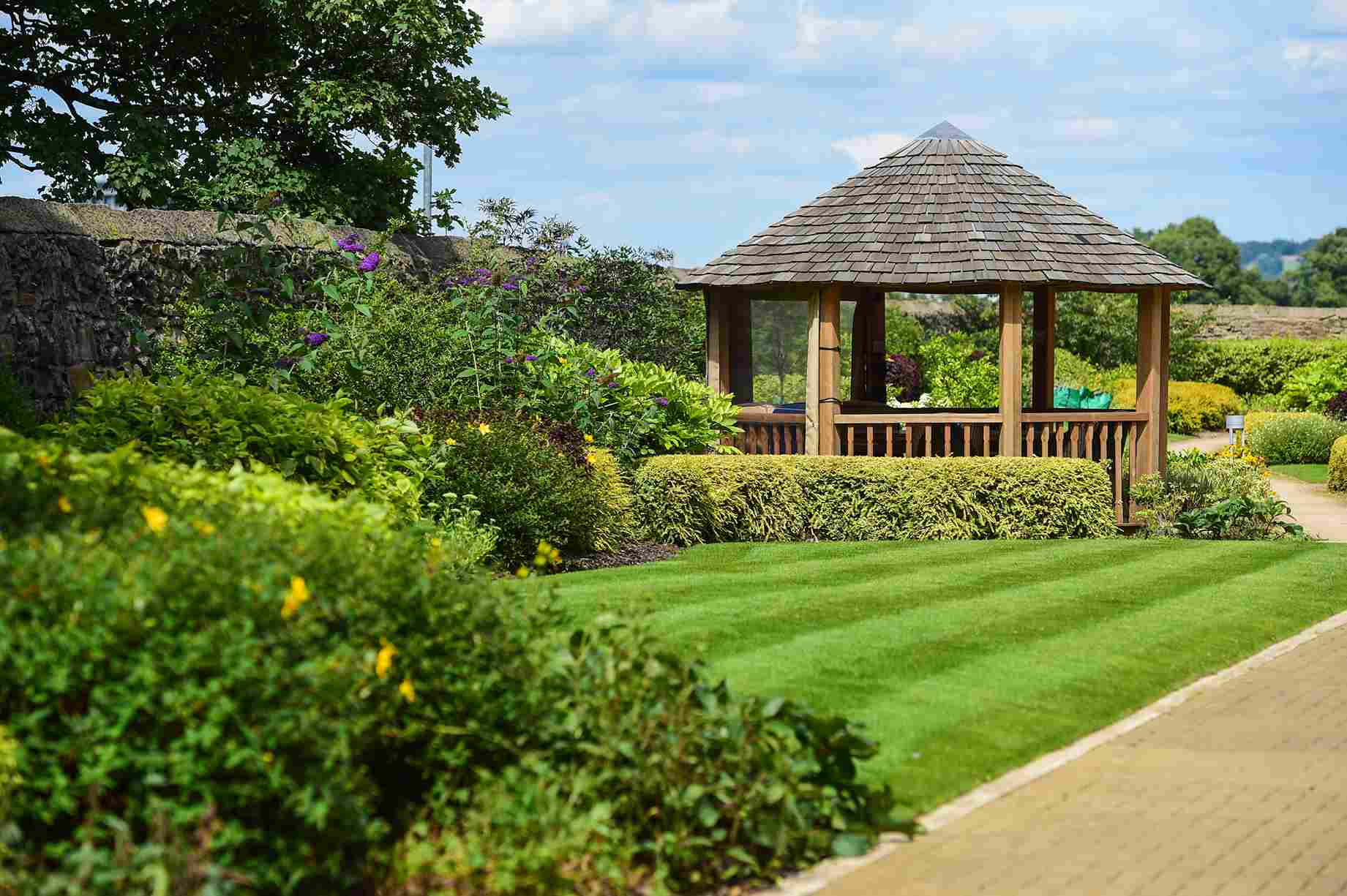 JK Horticulture landscape project at Adlington's The Bridges complex at Macclesfield