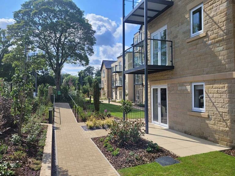 JK Horticulture landscape project at Adlington's The Spindles complex at Menston