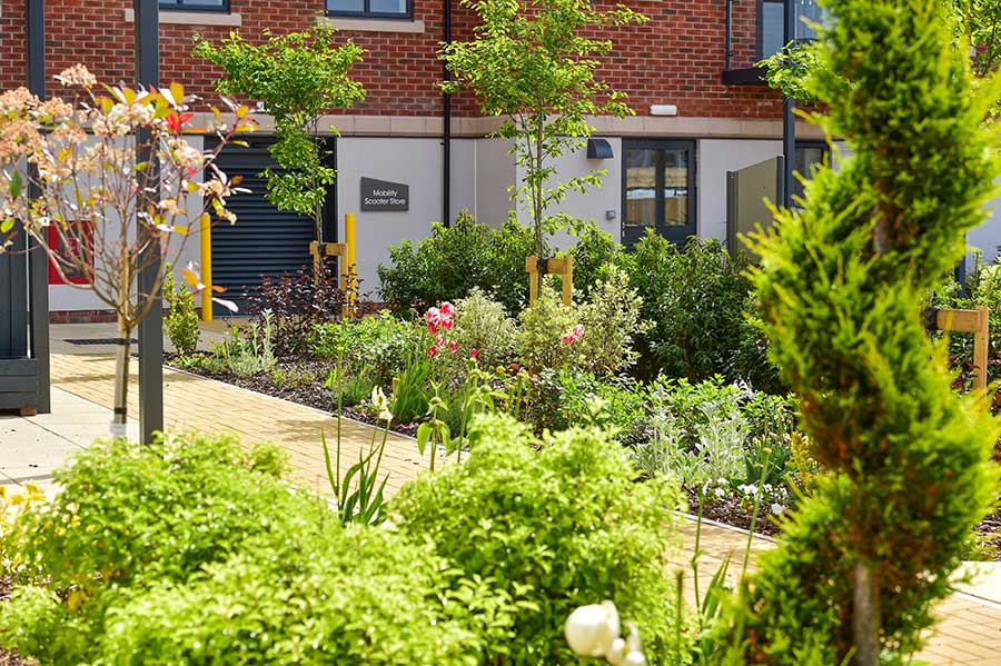 JK Horticulture landscape project at Adlington's The Sidings complex at Lytham